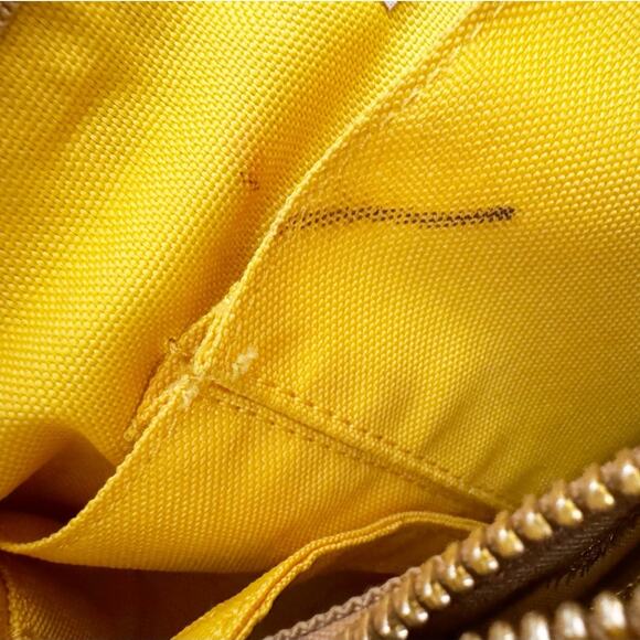 Eric Javits NY Womens Metallic Raffia Double Chain-Link Strap Purse Gold Silver - Picture 11 of 12